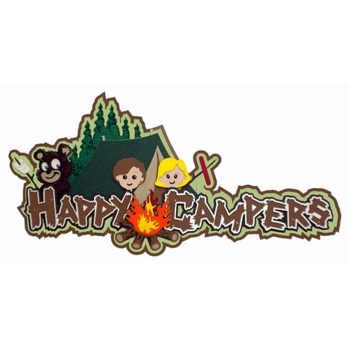 Paper Wizard - Die Cuts - Happy Campers