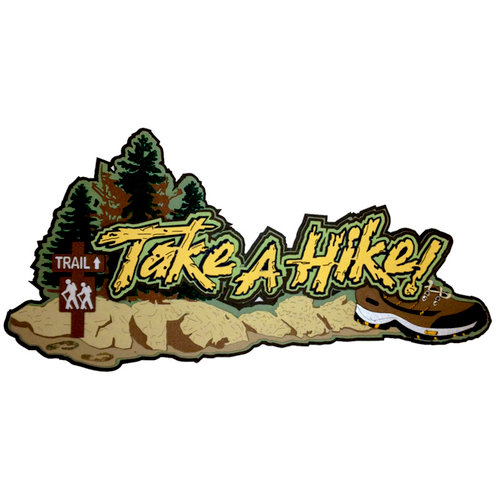 Paper Wizard - Camping and Outdoors Collection - Take a Hike Title