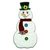 Paper Wizard - Happy Holidays Collection - Christmas - Die Cuts - Snowman