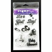 Paper Wizard - Stamp Magic Collection - Clear Acrylic Stamps - Baby Bliss