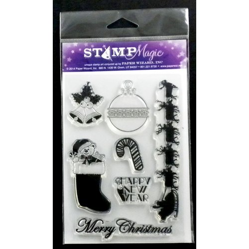 Paper Wizard - Stamp Magic Collection - Clear Acrylic Stamps - Christmas 1