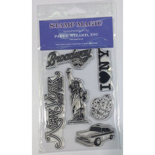 Paper Wizard - Clear Acrylic Stamp Set - New York