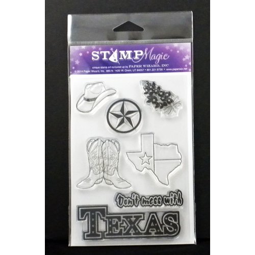 Paper Wizard - Stamp Magic Collection - Clear Acrylic Stamps - Texas Two-step