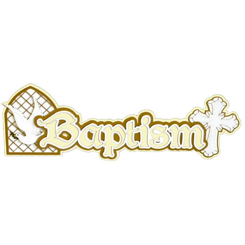 Paper Wizard - Die Cuts - Baptism Title