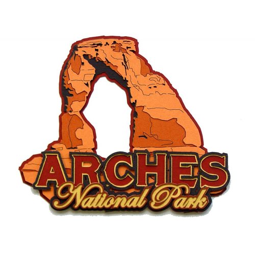Paper Wizard - National Parks Collection - Die Cuts - Arches National Park Sign