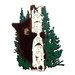 Paper Wizard - National Parks Collection - Die Cuts - Bear in Tree