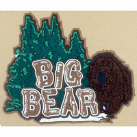 Paper Wizard - Great Smokey Mountains Collection - Die Cuts - Big Bear Kit