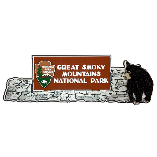 Paper Wizard - Die Cuts - Great Smoky Mountains Rock Sign