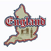 Paper Wizard - Country Maps Collection - Die Cuts - Map of England