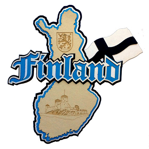 Paper Wizard - Country Maps Collection - Finland