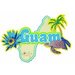 Paper Wizard - Country Maps Collection - Die Cuts - Map of Guam
