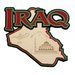 Paper Wizard - Country Maps Collection - Die Cuts - Map of Iraq