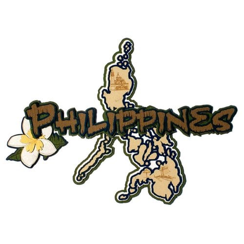 Paper Wizard - Country Maps Collection - Die Cuts - Map of The Philippines