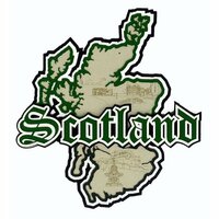 Paper Wizard - Country Maps Collection - Die Cuts - Map of Scotland