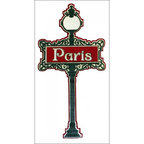 Paper Wizard - Die Cuts - Paris Street Sign