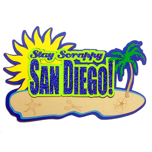 Paper Wizard - Die Cuts - Stay Scrappy San Diego Title