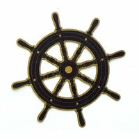 Paper Wizard - Island Paradise Collection - Die Cuts - Ship's Wheel