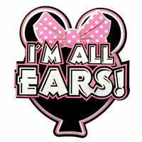 Paper Wizard - Disney - Die Cuts - I'm All Ears - Pink