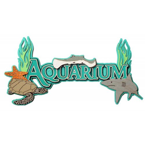 Paper Wizard - Theme Park Fun Collection - Die Cuts - Aquarium