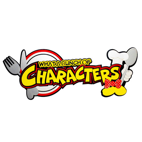 Paper Wizard - Theme Park Collection - Bunch of Characters Dining Title