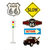 Paper Wizard - Theme Park Collection - Die Cuts - Cars Signs Minis