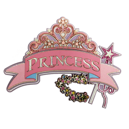 Paper Wizard - Die Cuts - Princess Crown Title