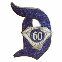 Paper Wizard - Die Cuts - 60th Anniversary Letter