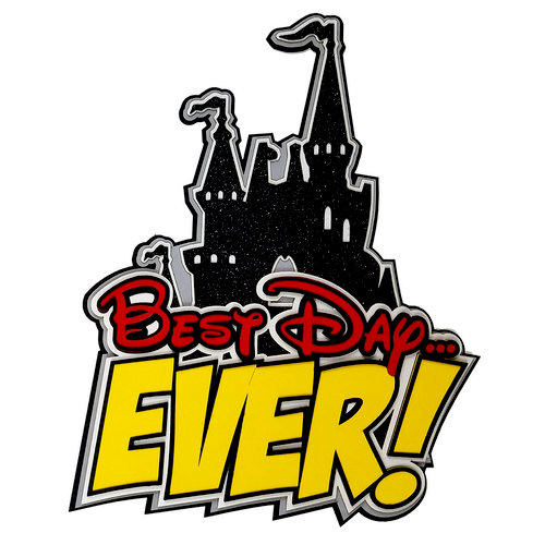 Paper Wizard - Theme Park Collection - Die Cuts - Best Day Ever Castle 2
