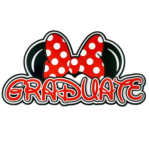 Paper Wizard - Theme Park Collection - Die Cuts - Mousy Graduate