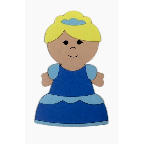 Paper Wizard - Petite Princess Collection - Die Cuts - Petite Princess - Cinder