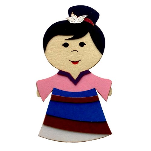 Paper Wizard - Petite Princess Collection - Die Cuts - China Princess