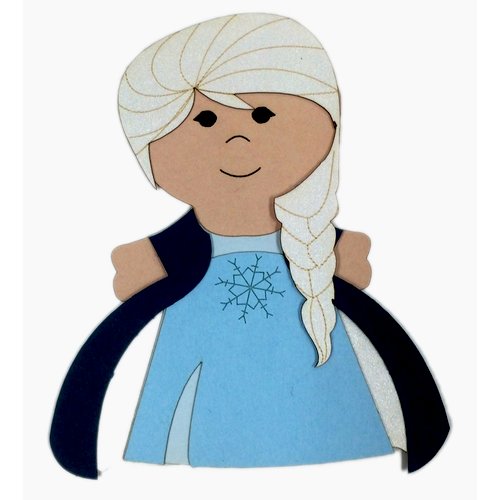 Paper Wizard - Petite Princess Collection - Die Cuts - Petite Princess - Ice Queen