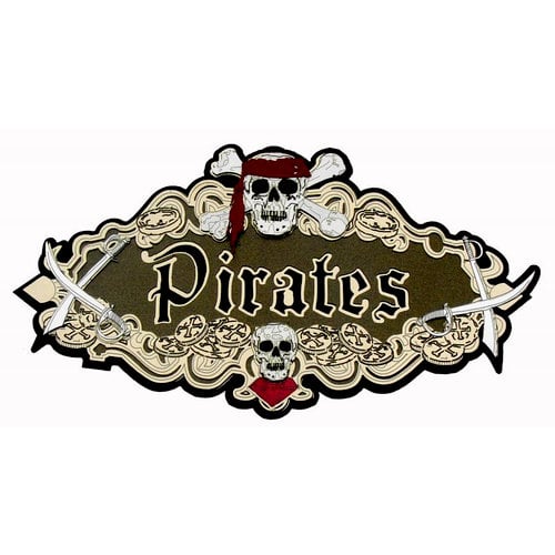 Paper Wizard - Pirates Collection - Die Cuts - Pirates Sign