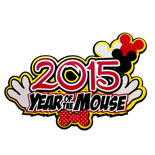 Paper Wizard - Die Cuts - Year of the Mouse 2015