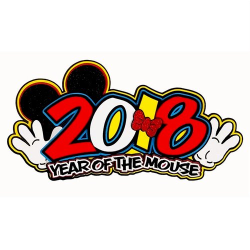 Paper Wizard - Die Cuts - 2018 Year of the Mouse Multi