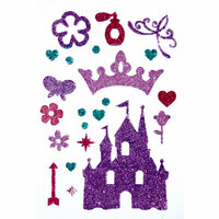 Queen and Company - Stick-Ems - Clear Stickers - Princess