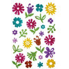 Queen and Company - Stick-Ems - Clear Stickers - Flowers