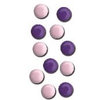Queen and Company - Basic Brads - Round - 5mm - Purples