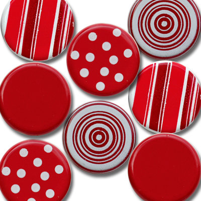 Queen & Co. - Frills - Stylish Big Brads - Red