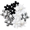 Queen and Company - Blossoms - Fabric Flowers - Black