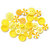 Queen and Company - Button Bouquet - Yellow
