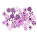 Queen and Company - Button Bouquet - Purple