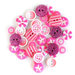 Queen and Company - Button Bouquet II - Pink
