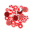 Queen and Company - Button Bouquet II - Red