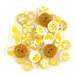 Queen and Company - Button Bouquet II - Yellow
