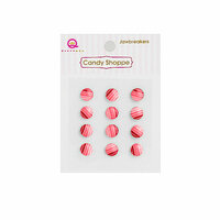 Queen and Company - Candy Shoppe Collection - Self Adhesive Jawbreakers - Cherry Bomb