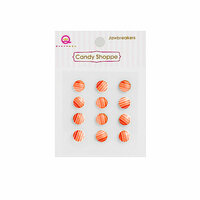 Queen and Company - Candy Shoppe Collection - Self Adhesive Jawbreakers - Orange Crush