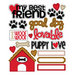 Queen and Company - Pets Collection - Chipboard Pieces
