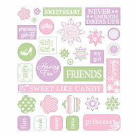 Queen and Company - Kids Collection - Cardstock Stickers - Girl