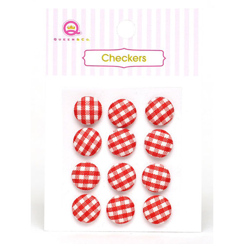 Queen and Company - Checkers - Red